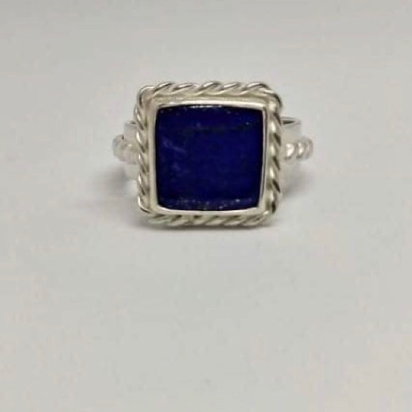 Artisan Jewelry Set - Pure 950 Silver/Lapis Lazuli - Picture 7 of 8